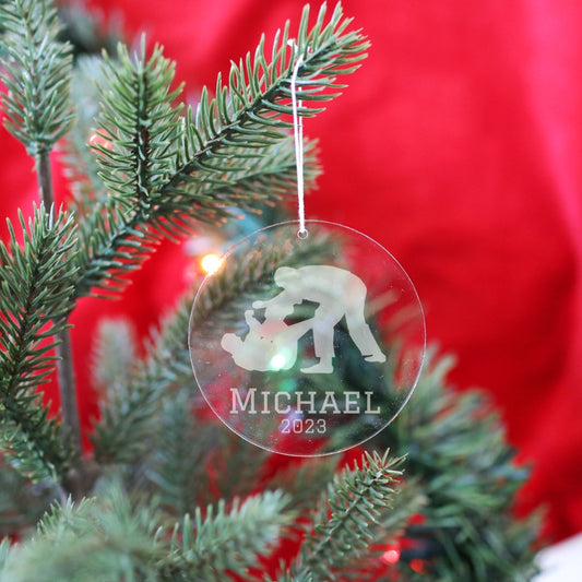 Brazilian Jiu Jitsu Christmas Tree Ornament