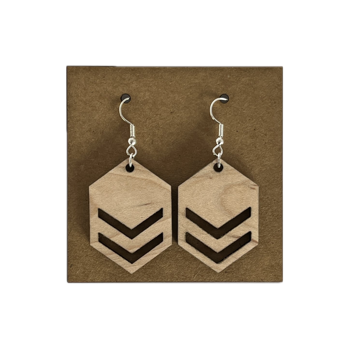 Wooden earrings