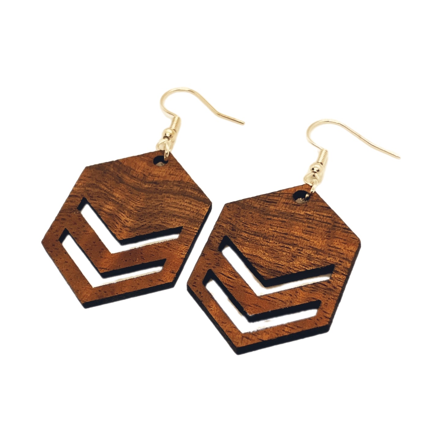 Koa earrings