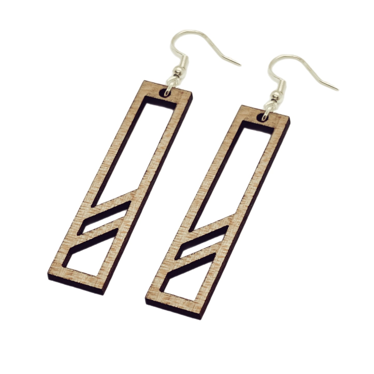 Maple wood earrings